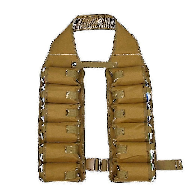 Öldricksväst med flera fickor, dryckesväst, ölholster, ölförvaring med invändig pengahållare, grillväska för utomhusbruk - Bra kvalitet
