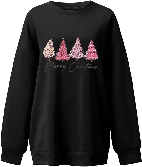 Dam oversize hals toppar rund 10-12[D]