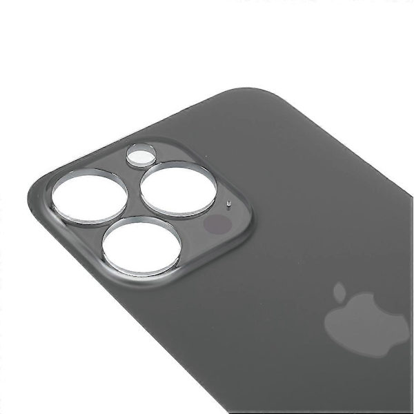 iPhone 13 Pro 6.1 tuuman akkukotelon suojuksen korjausosa (kameran linssirengasreiän vakiomalli [D] Black Black