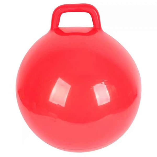 Barne PVC Leke Håndtak Hoppeball Elastisk Ball[D] 8X6.5X0.25cm