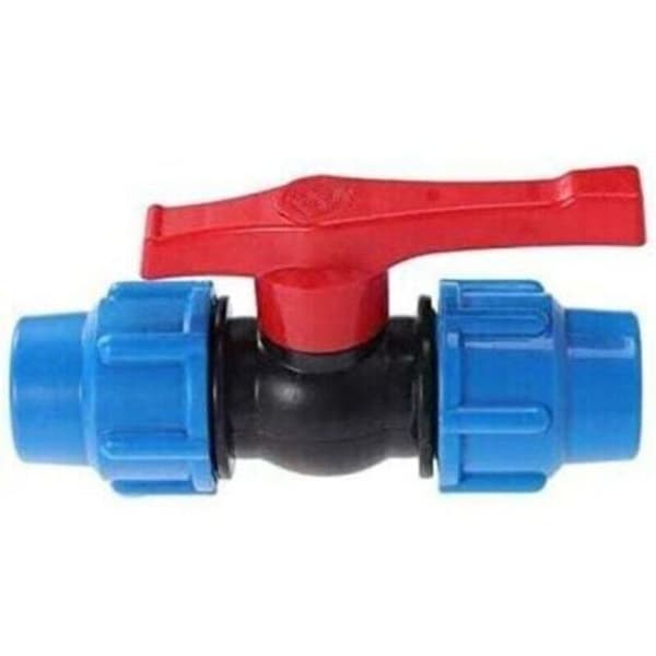 Stålventil til HDPE-rør eller 25 mm alkalisk vand (25 mm) (D)