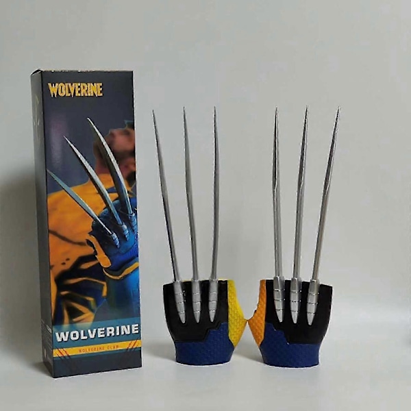 Deadpool 3 Wolverine Klør Hansker 1:1 Brukbare COSplay Rekvisitter Hendige Modeller -4034129976744