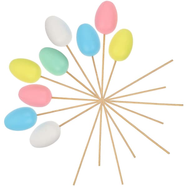 Legetøjsæg Påskeæg Børn Multi Farvet Plastik 9 stk.[D] 30.00X4.00X4.00CM Multi