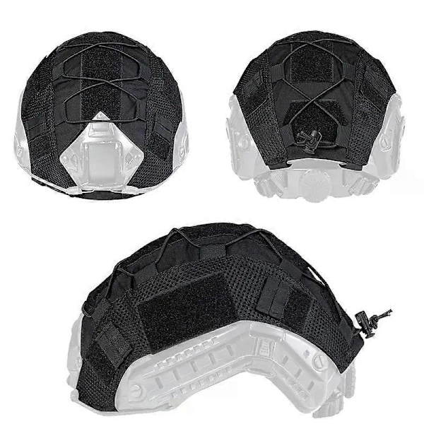 Taktisk Hjelmtrekk for Fast Hjelm Multi-Camo Hjelmtrekk for Airsoft Hjelm Militær Paintball Jakt Skyteutstyr - 1000D[D] Green