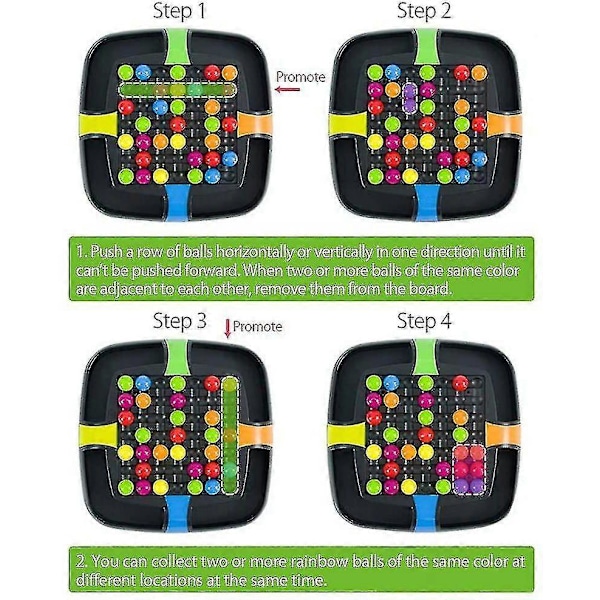 Wabjtam Regnbue Bold Matchende Spil, Regnbue Bold Elimineringsspil Legetøj