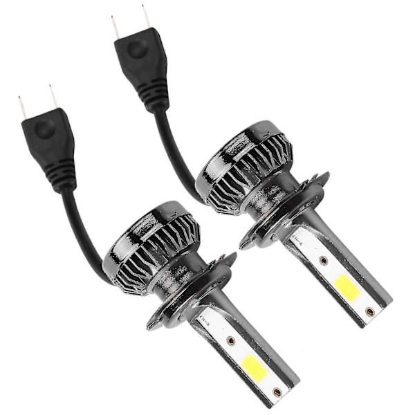 2 st 1400W LED-strålkastare 6000K Vit Plug & Play (H7)