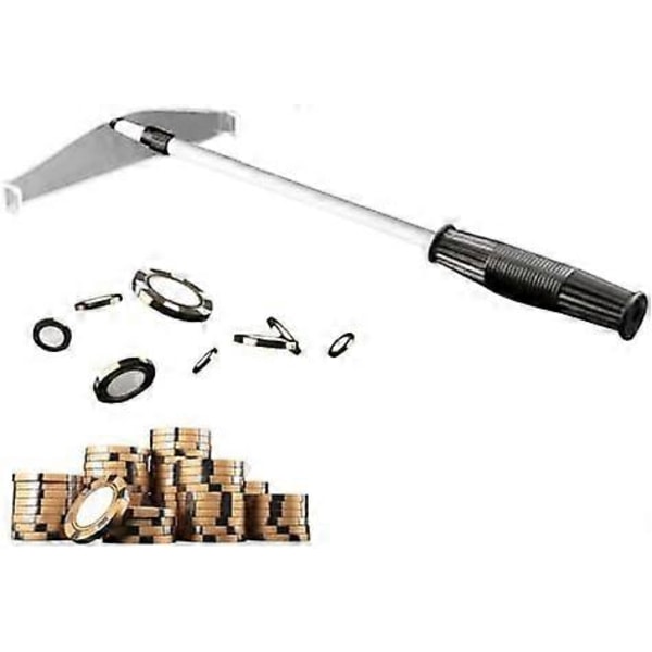 Teleskopisk Pokerchip-Rake, Push Stick för Pokerchips, Akryl Rake-Verktyg för Enkel Chip-Hantering