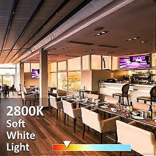 Halogenlampe 20W MR11 AC/DC 12V Tilsvarende 10W LED-spotlight 2800K[D]