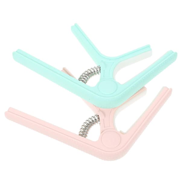 2 st Gitarr Capo Elektrisk Gitarrstämmare Gitarr Clip Capo Akustisk Gitarr Tillbehör[D] 9.50X7.50X1.30CM