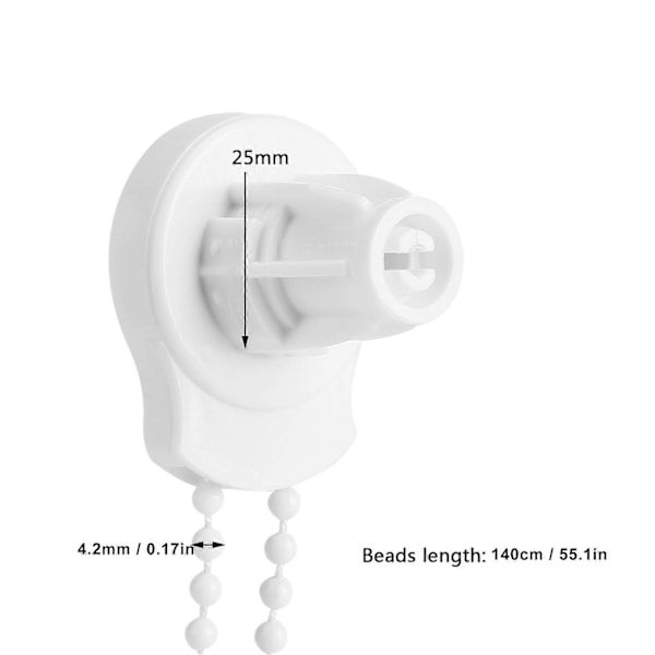 17/25 mm Rullegardin Kobling Beslag Side Remhjul Kæde Reparationssæt Vinduesbehandling 25mm
