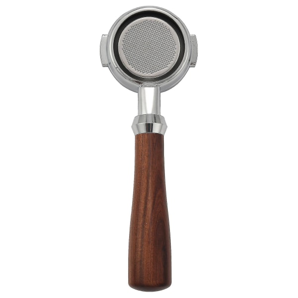 58mm Bottenlös Portafilter Rostfritt Stål Professionell Espressomaskin Med 2 Koppar Filter [kk]