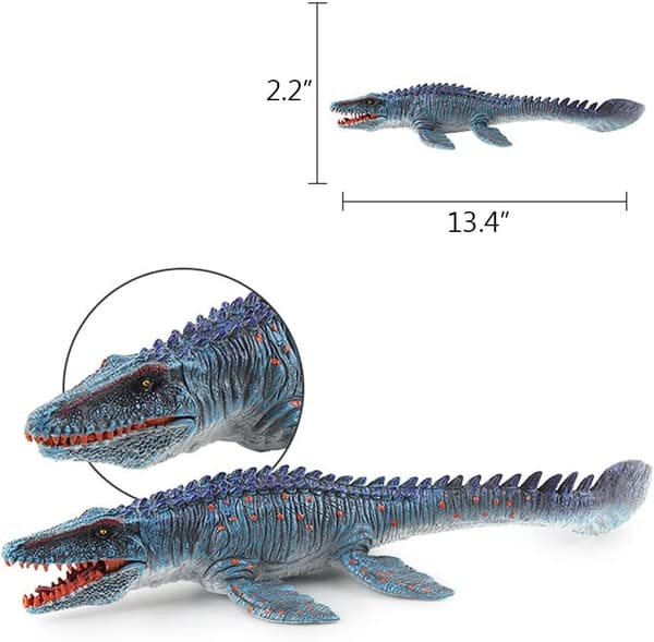 Lelu Suuri Mosasaurus 34cm Dinosaurus Pehmolelu Hahmo