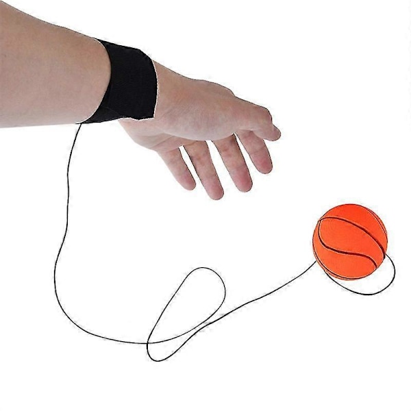 Guoguo 1st Return Sponge Rubber Handbollsspel Övningar Studsande Elastisk Sport På Nylonsträng Barn Utomhus Leksak Boll