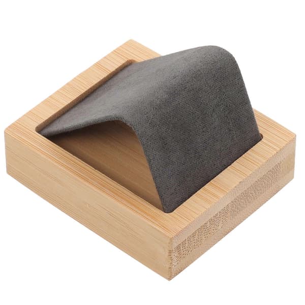 Örhänge Displayställ Öronstift Hållare Smyckesförvaring Bågform Enkelt Utseende Bambu 1Set[D] Multi 6.50X5.50X1.50CM