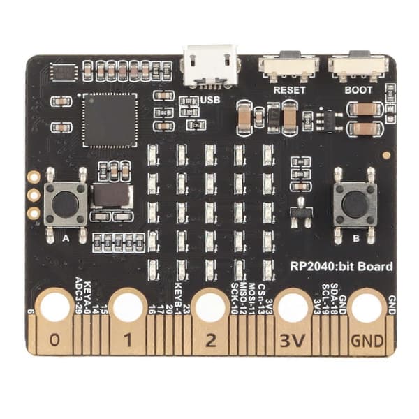 RP2040 Micro Bit Udviklingskort til Raspberry PICO med LED-lys til Programmering af Computerspil R[D]