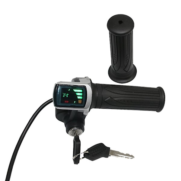 Elektrisk cykel drejegreb med LCD batteri display strøm indikator [kk] 36V