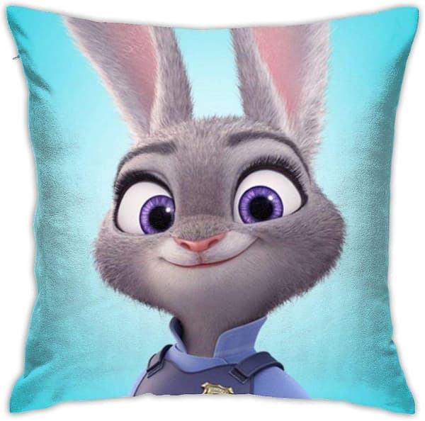 Zootopia Pyntepudebetræk Dekorative Bomuldspudebetræk til Stue Sofa Seng Bløde Pudebetræk 45CM*45CM AA-4711[D] 45x45cm