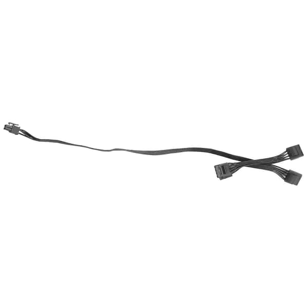 2 stk. 6-pin til 4 Molex modulært strømforsyningskabel til Corsair Rm1000X[D]