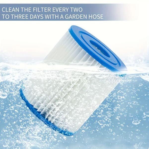 Velegnet til udskiftning af poolfilterdel 58093 I poolfilterelement Blanc 0.05