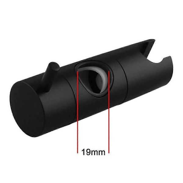 Dusch Slider Riser Rail Krom Dusch Justerbar Huvudhållare[D]