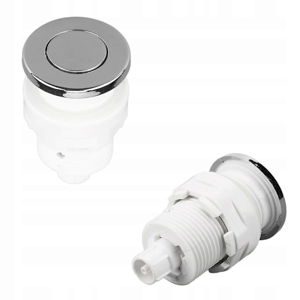 32mm Trykkluftbryterknapp for Badekar Spa Avfall Søppelkvern Bryter Ny[D]
