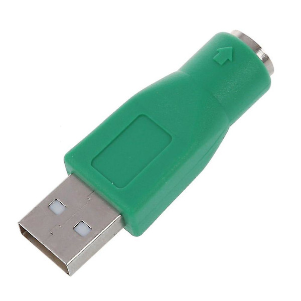 2 kpl PS/2 naar USB-adapteri näppäimistölle ja hiirelle