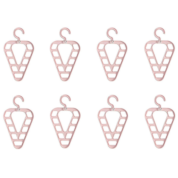 Multifunktionell Klädställning Triangulär Design Med Jämn Kraft För Garderob[D] Pink