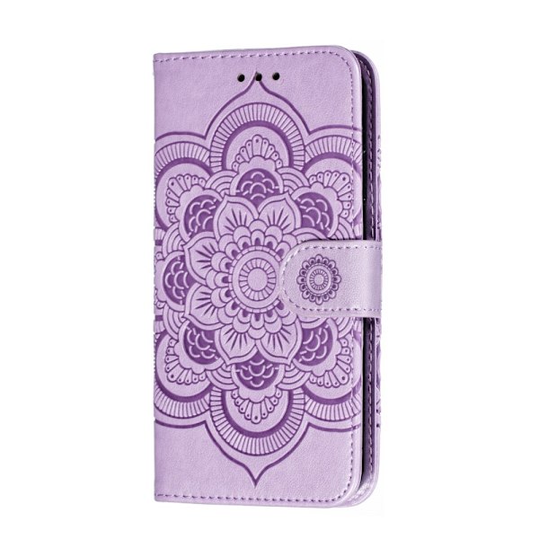 iPhone 11 - Sol Mandala Plånboksfodral - Lila Lila