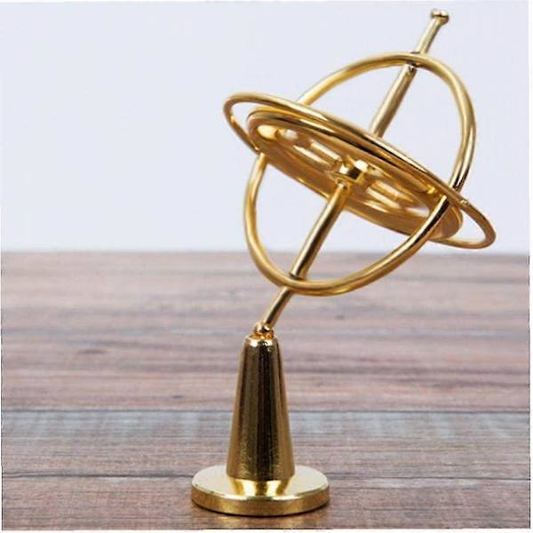 Gyroscope Leksak, Precision Gyroskop Pedagogisk Leksak Fysik Metall Snurra Topp Balans Nostalgiska Leksaker Livets Gåva Spel Uttråkad[D]
