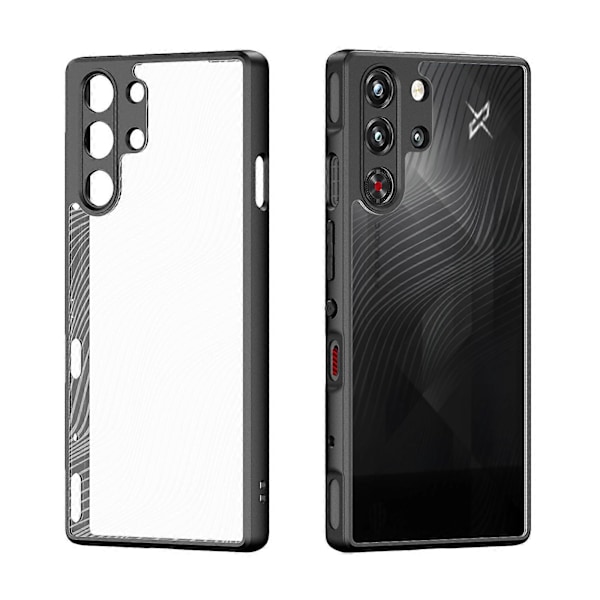 For ZTE nubia Red Magic 10 Pro+ 5G/ZTE nubia Red Magic 10 Pro 5G Deksel DUX DUCIS Aimo-serie TPU+PC Matt Fallsikkert Telefondeksel (REACH-sertifisering) Black