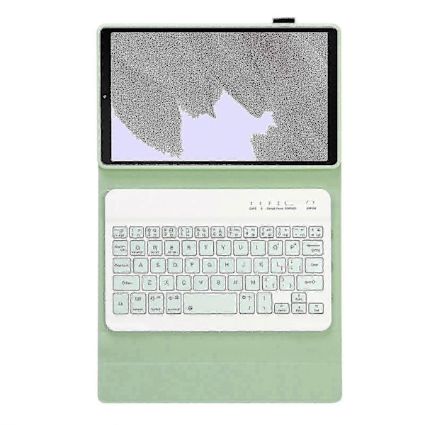 Tangentbord+fodral för Samsung Galaxy Tab A7 Lite 8.7 T220 / T225 Light Green