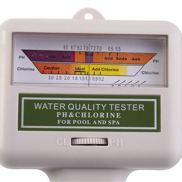 Pool Meter Ph og Klor Vandtester Pool Jacuzzi Måler Pozi[D]