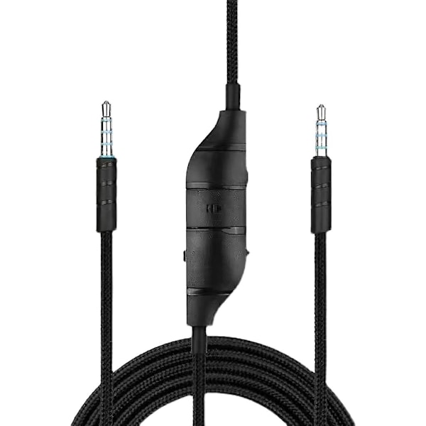 Kompatibel kabel med volymkontroll för G633 G933 G935 G635 Gaming-headset