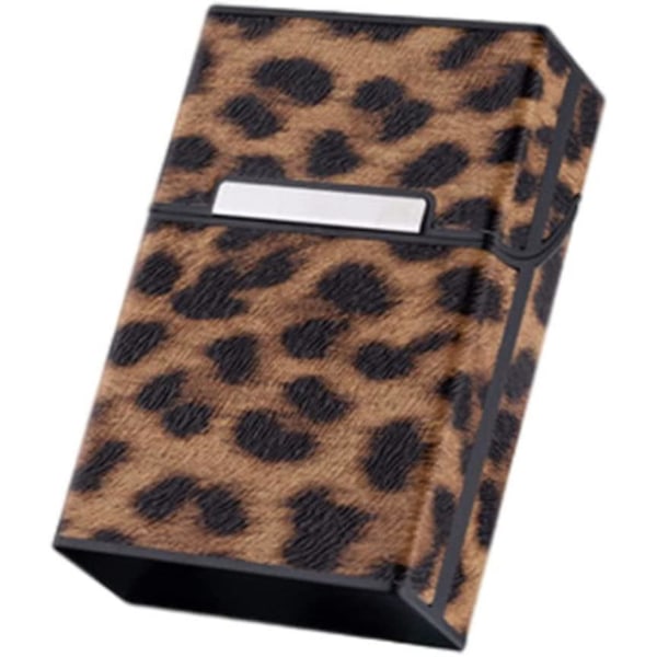 Case Stash Box Leopard: Förvaringslådor Cigarettpåse Tändare Hållare Namnkortsbehållare för män Kvinnor [kk]