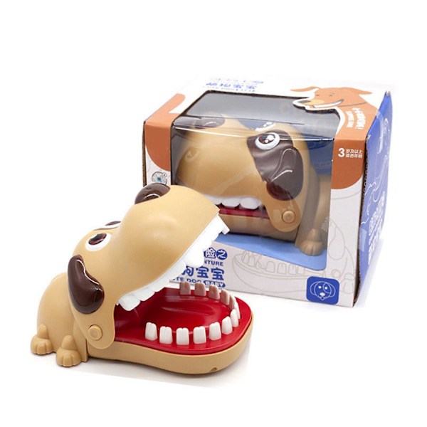 Tegnefilm Dyre Tands Legetøj Spil til Børn Bider Finger Spil Sjove Legetøj med Lyd Lys Cute Dog