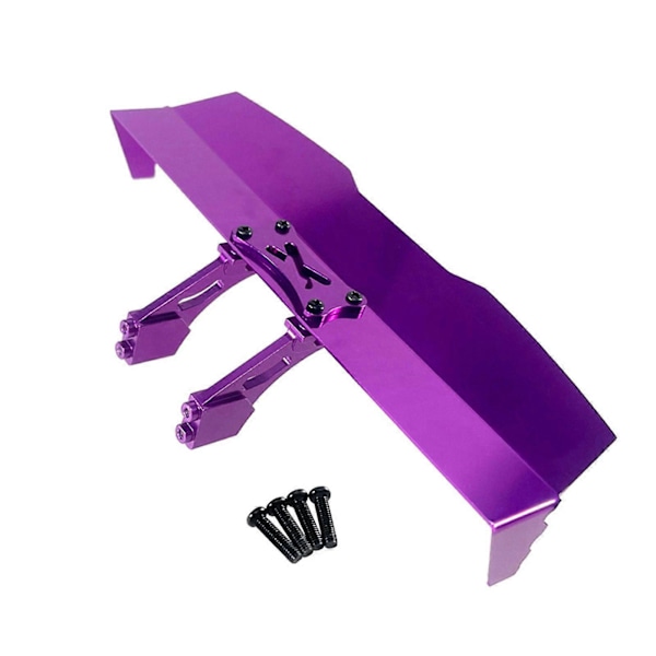 RC Biltillbehör Metall Bakre Vinge För MJX Hyper Go 16207 H16PL Bakspoiler Vinge[D] Violet