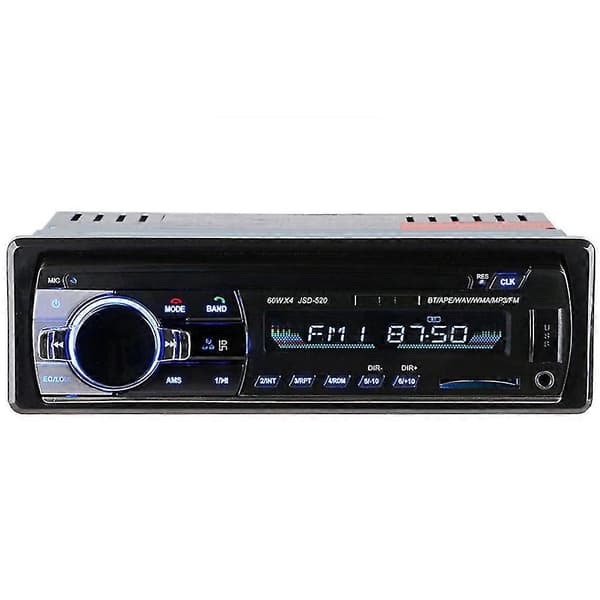 1 Din Bilradio Stereo DVD CD Afspiller MP3 USBSDFMAUX-IN In-Dash LCD Display