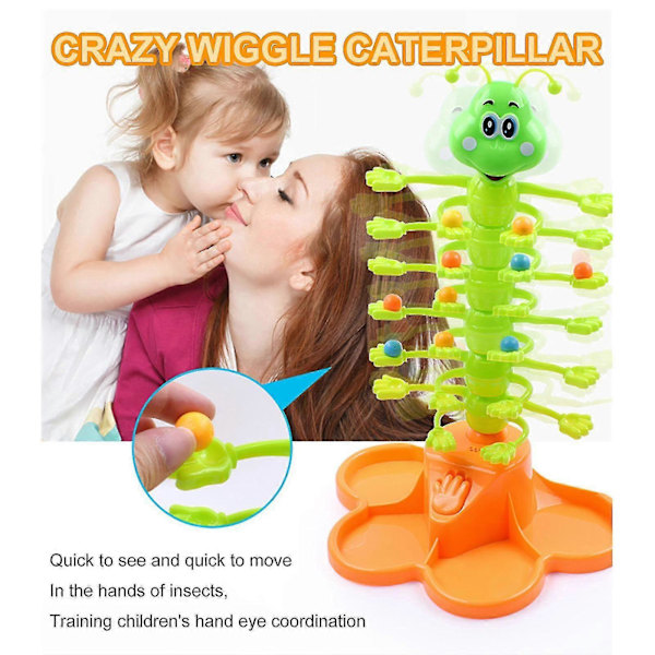 Nyhet Puslespill Kattlarve Sving Leke Giggle Wiggle Spill Passer For Barn
