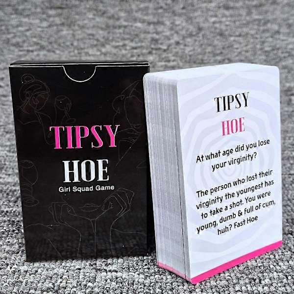 Tipsy Hoe Tyttöjen Ilta Peli - Naisten Polttaripeli ja Morsiusjuhlapeli - Juomapelit[D]