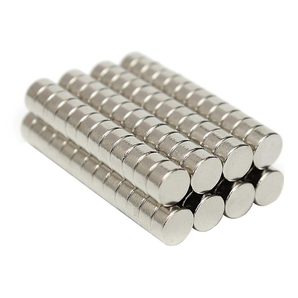 100 stk. 6x3mm N50 Super Stærke Runde Skiveblokke Sjældne Jord Neodym Magneter
