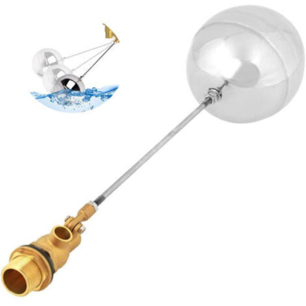 DN20 G3/4 flydeventil, udvendigt gevind, vandsensor flydeventil til pool 0.05