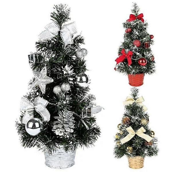 Mini Juletræ med LED Lys Julepynt Julegave