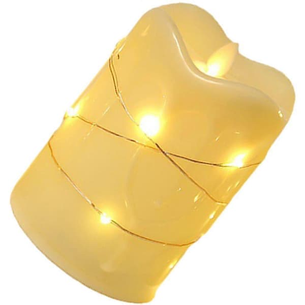Julelys Lampe LED Lys Flammeløst Lys Julefrokost Dekoration[D]