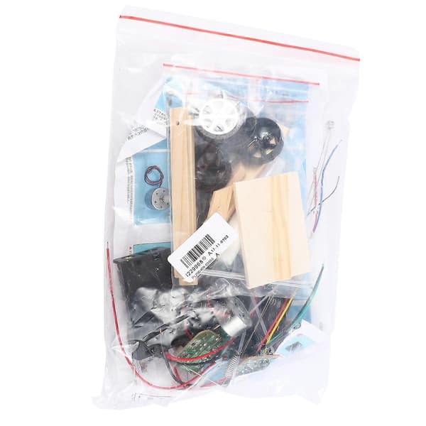 DIY Solcelle RC Køretøj Træsamling Videnskabsmodel Pædagogisk Legetøj[D]