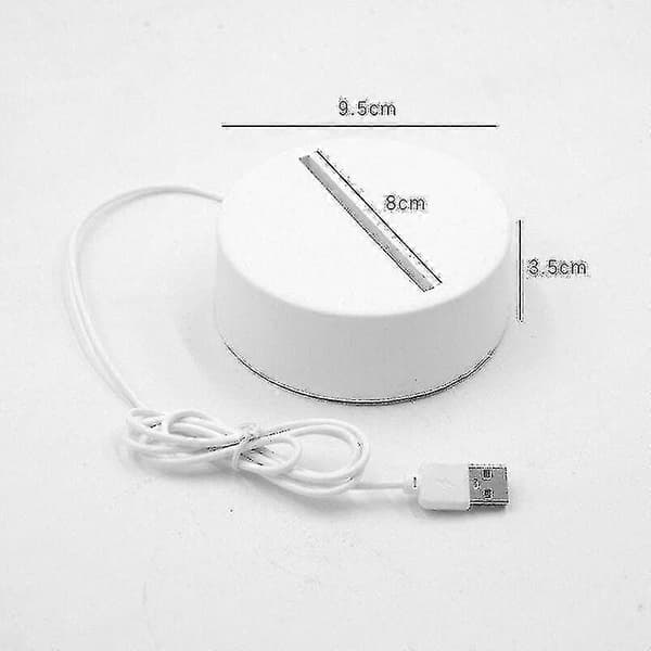 3D LED Lampe - Eiffeltårnet/YY[D]