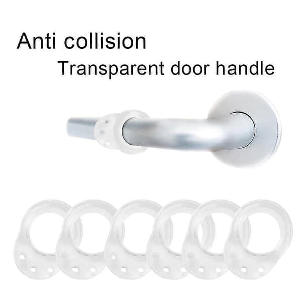 Transparent Dørhåndtak Buffer - Dørknotte Buffer For Å Beskytte Vegger Og Møbler[D]
