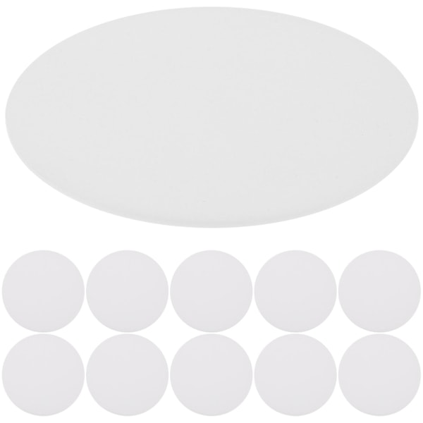 20 stk. Diffusjonsplater for downlights, erstatningsark for diffusjon, skyggeplater White 6.90X6.90X0.10CM