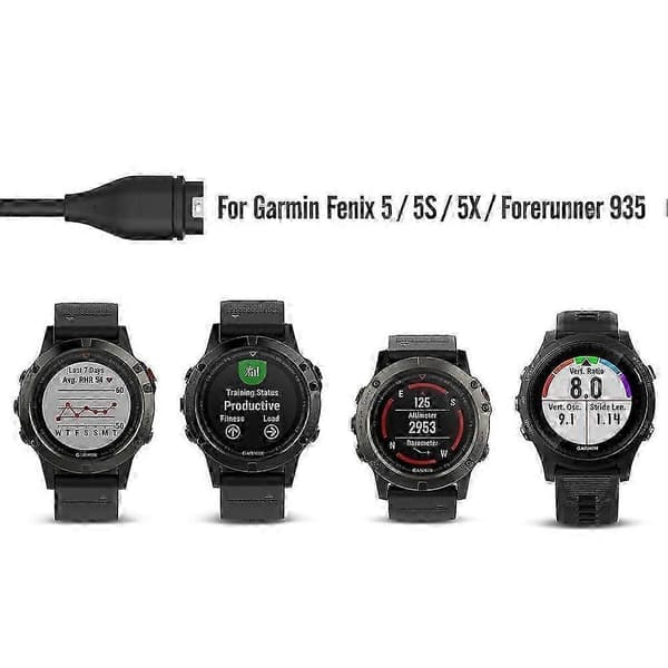 Miljøvenligt opladerkabel, bærbar og let Garmin Forerunner oplader[D]