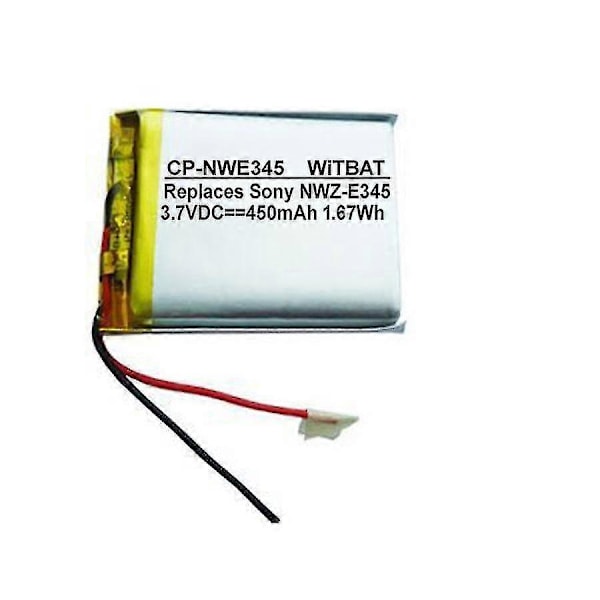 hgSuitable Kompatibel Sony NWZ-E383 NWZ-E384 NWZ-E385 MP3 Batteri US274237-N