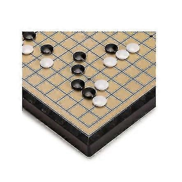 Stort Magnetiskt Go-Spelbräde Med En Enstaka Konvex Sten Bärbar